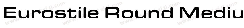 Eurostile Round Medium Italic字体转换